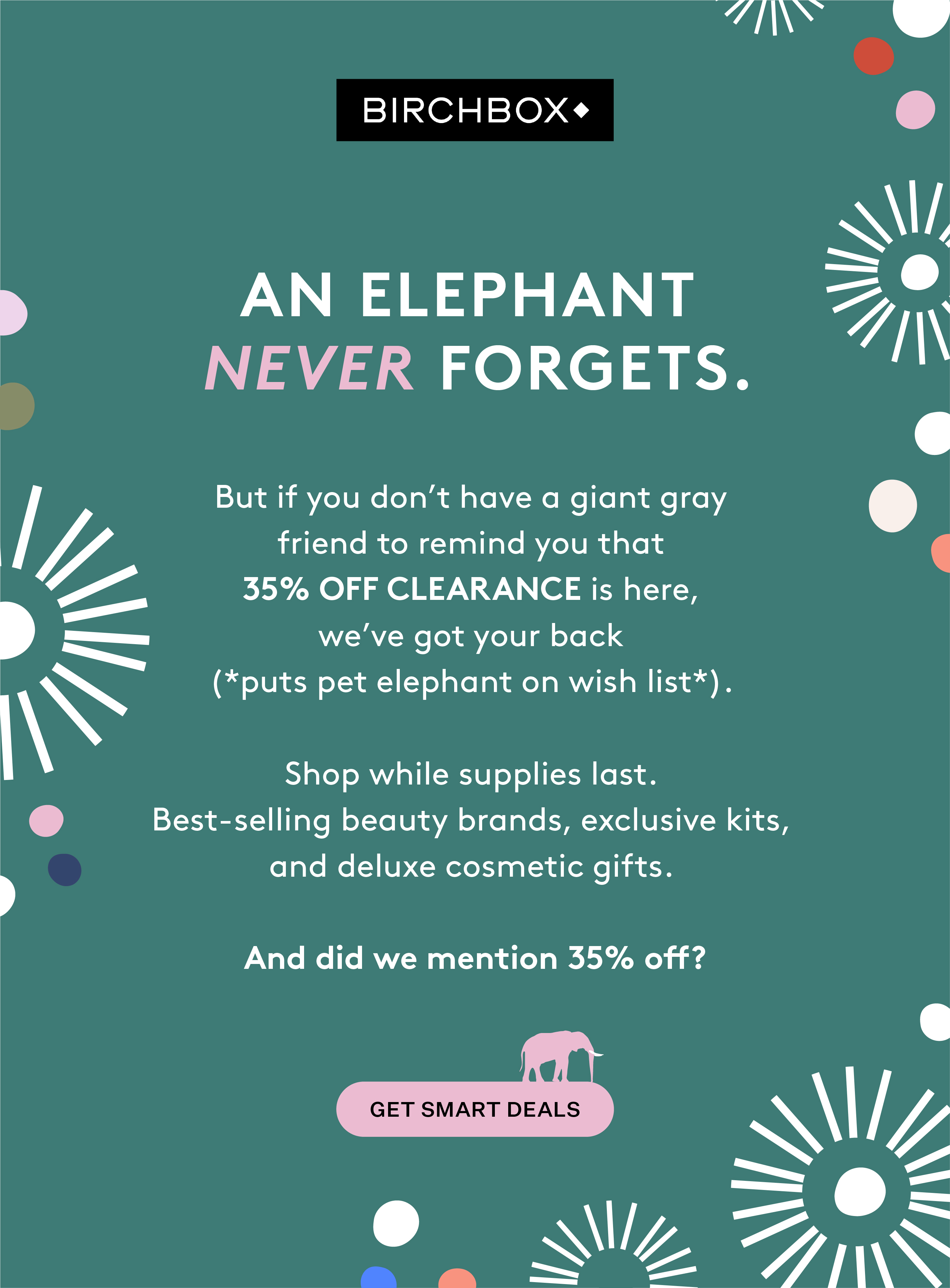 35% off clearance