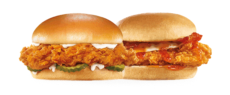 Buy one get one free Any Hand-Breaded Chicken Sandwich Coupon Code: 11303