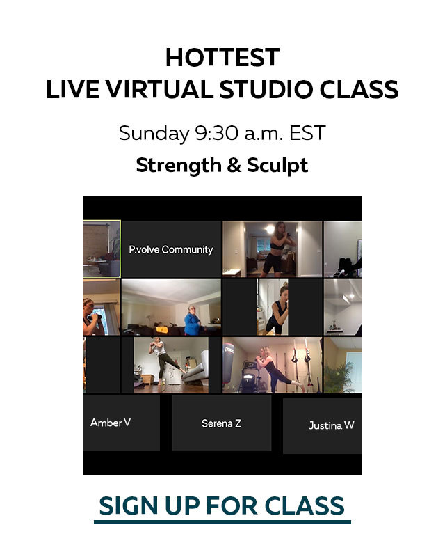 Hottest Live Virtual Studio Class - Sunday 9:30am EST Strength and Sculpt