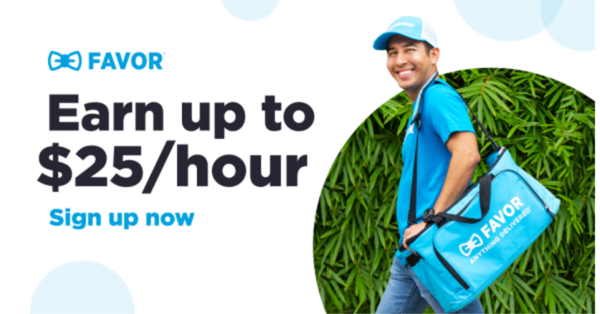 Runner Using Favor App