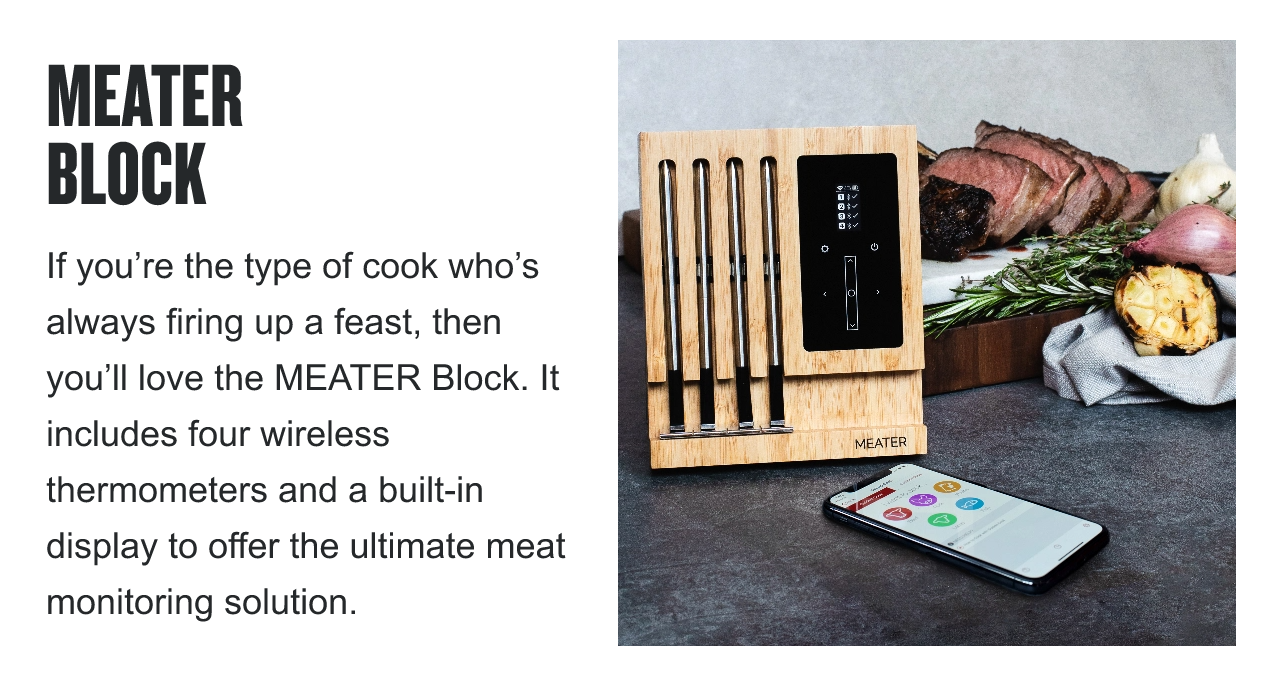 Count on MEATER® for perfect results every time Traeger Grills