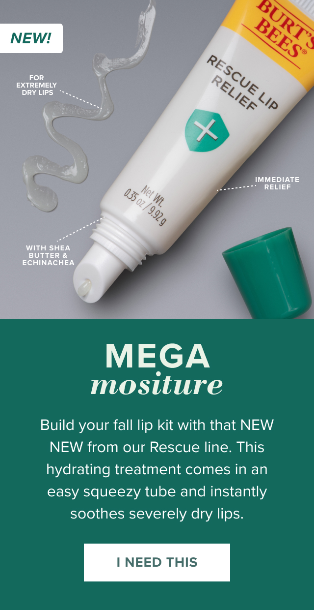 NEW! Try this ultrahydrating lip treatment. Burt's Bees