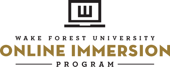 Wake Forest University Online Immersion Program Logo
