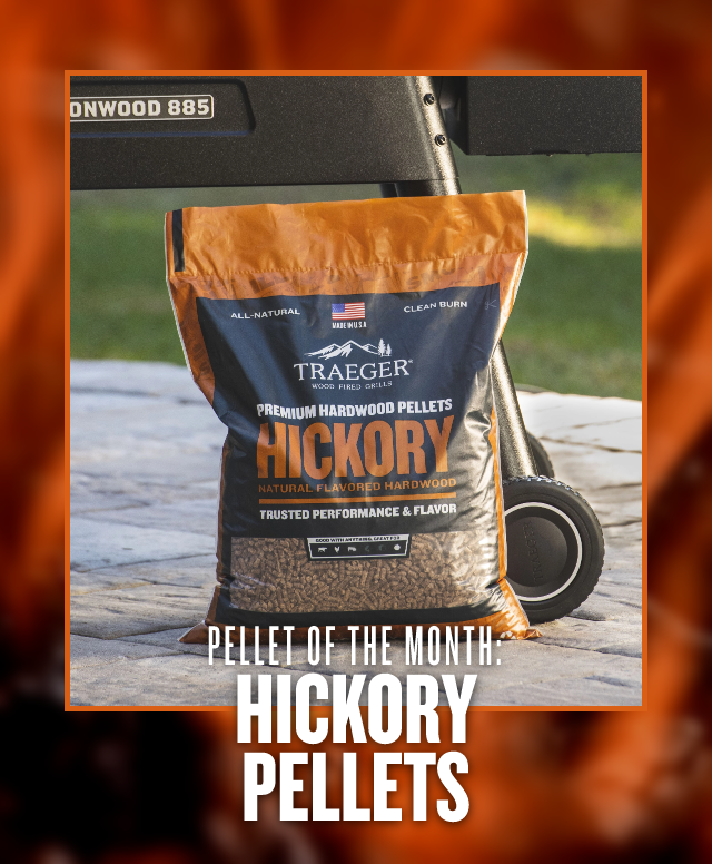 Pellet of the Month Hickory Pellets Traeger Grills