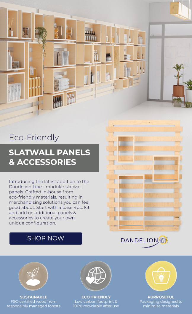 Shop Eco-Friendly Slatwall Panels!