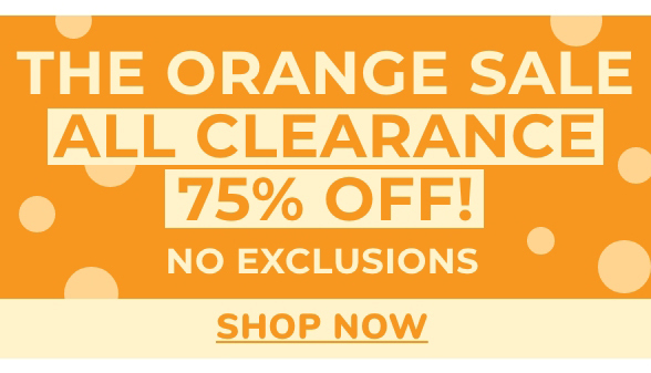 75% Off All Clearance