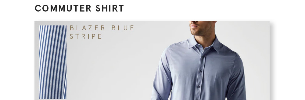 Commuter Shirt - Blazer Blue Stripe