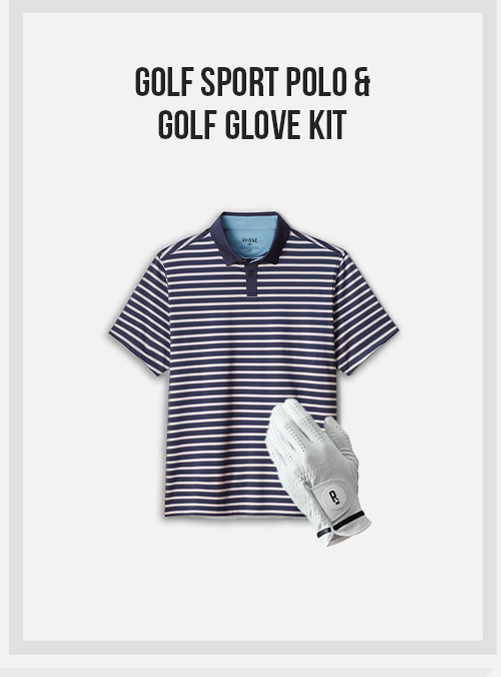 GOLF SPORT POLO & GOLF GLOVE KIT