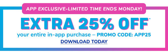 25% Off APP Purchase