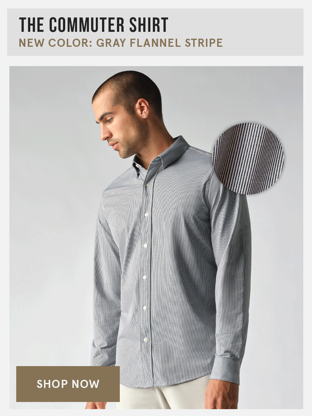 Gray Flannel Stripe 