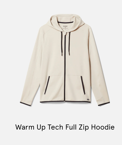 WARM UP TECH FULL ZIP HOODIE
