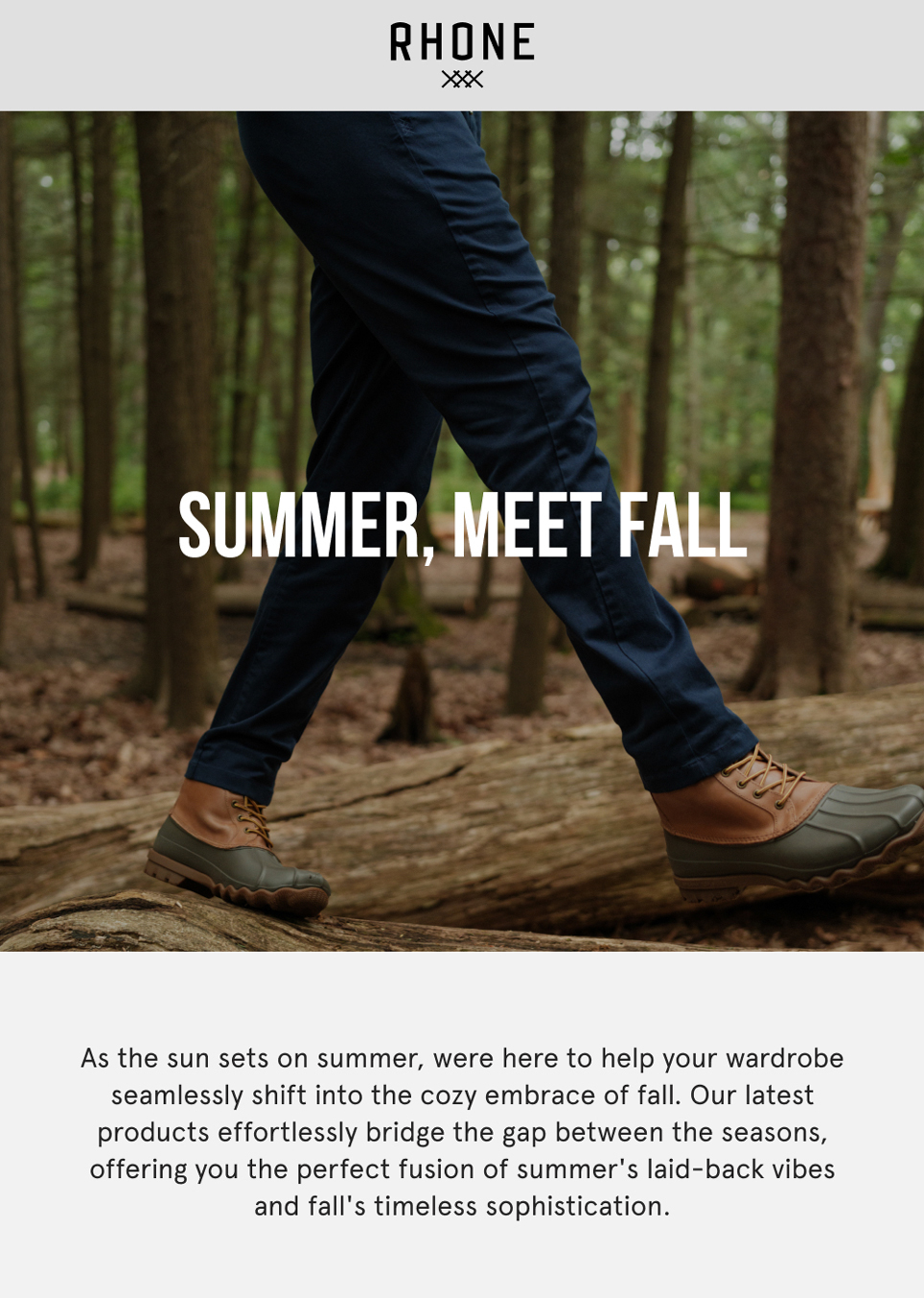 Summer, Meet Fall
