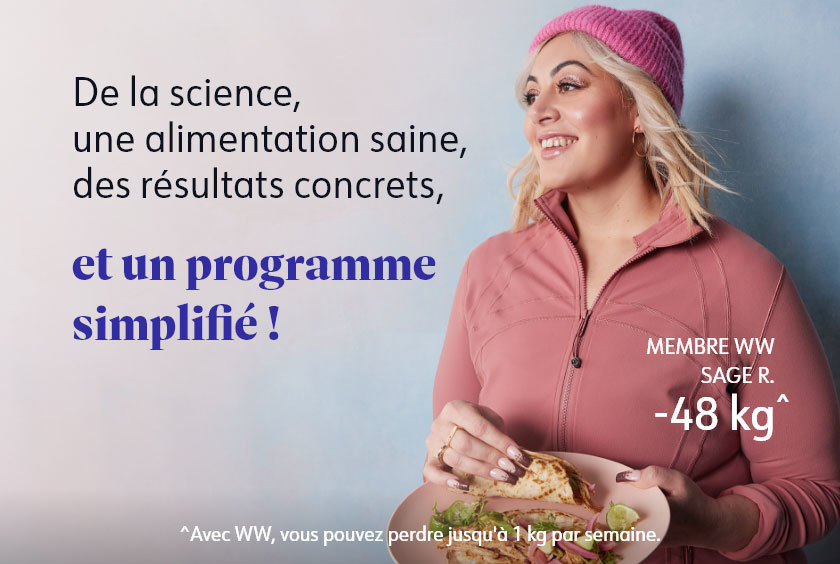 De la science, une alimentation saine, des résultats concrets, | et un programme simplifié !