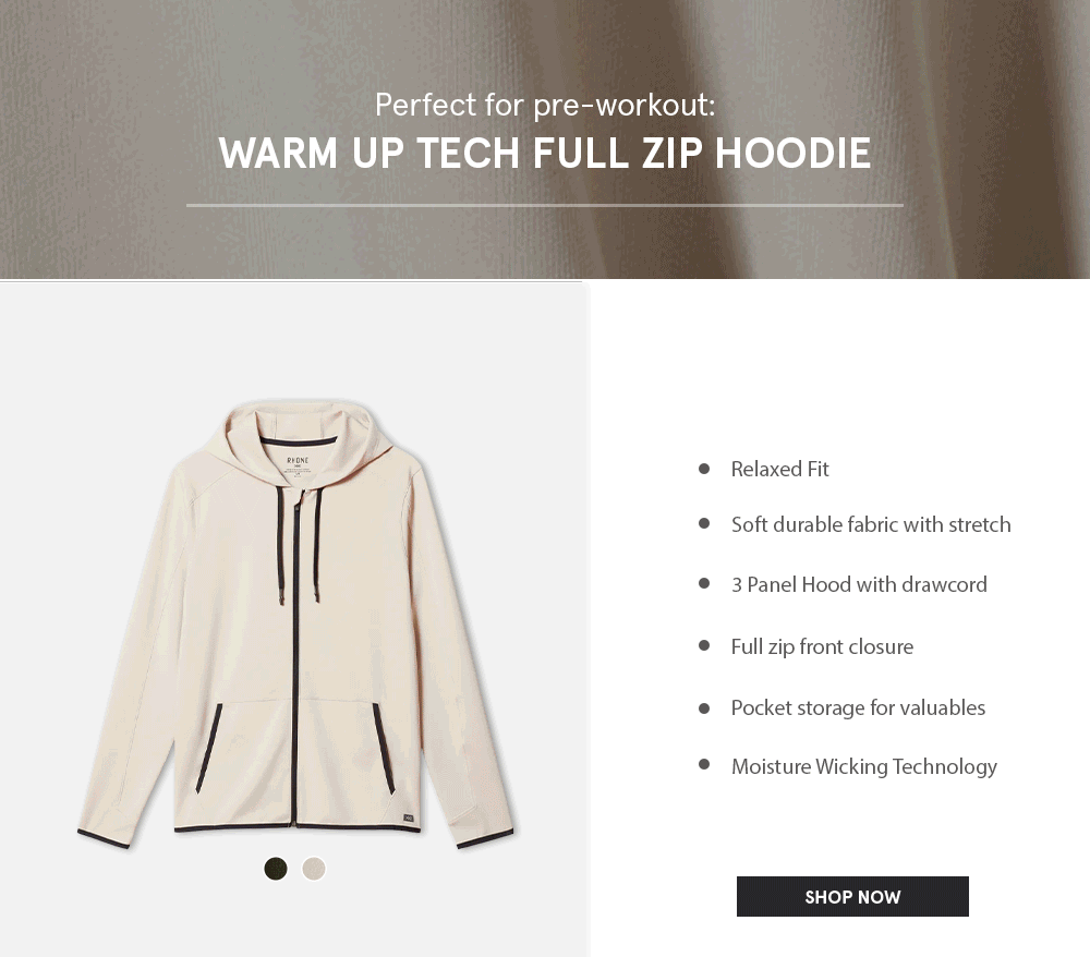 Warm Up Tech Full Zip Hoodie