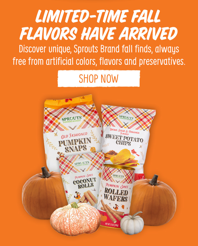 🍂Sprouts Farmers Market, FREE Delivery + Limited Time Fall Flavors Have