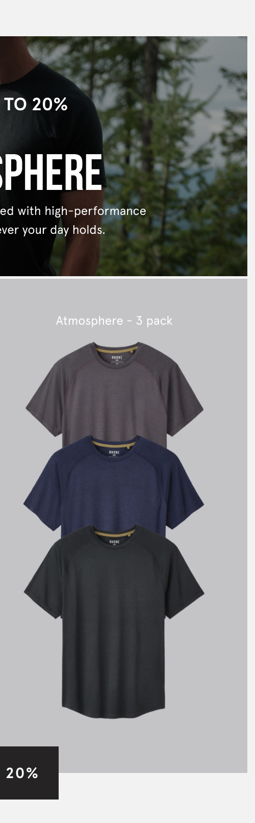 ATMOSPHERE TEE 3 PACK