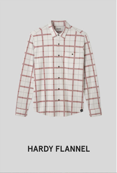 Hardy Flannel Stone/Coffee Windowpanel