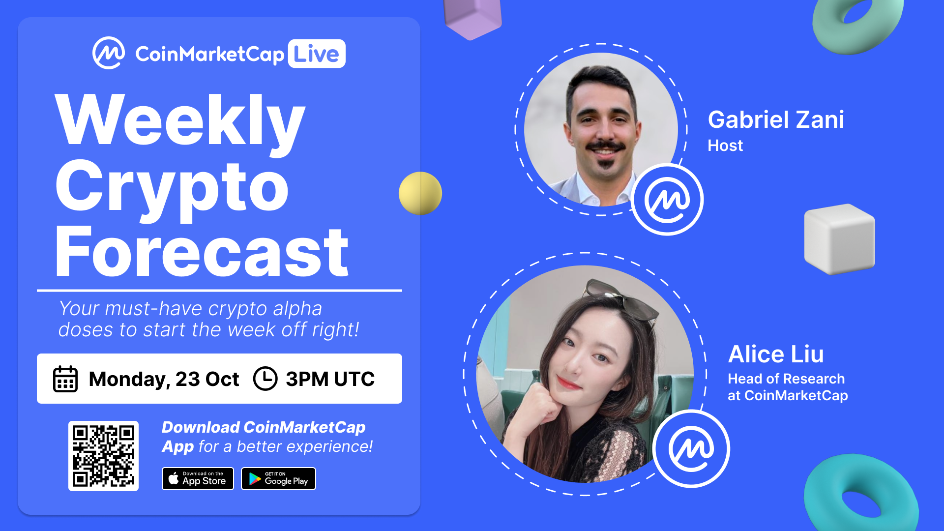 CMC Live: Weekly Crypto Forecast