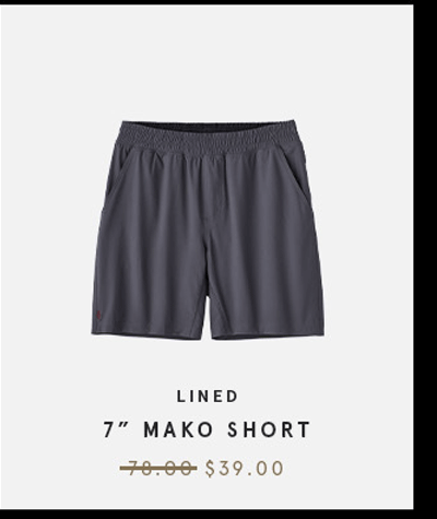 7'' Mako Short Lined