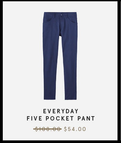 Everyday Five Pocket Pant