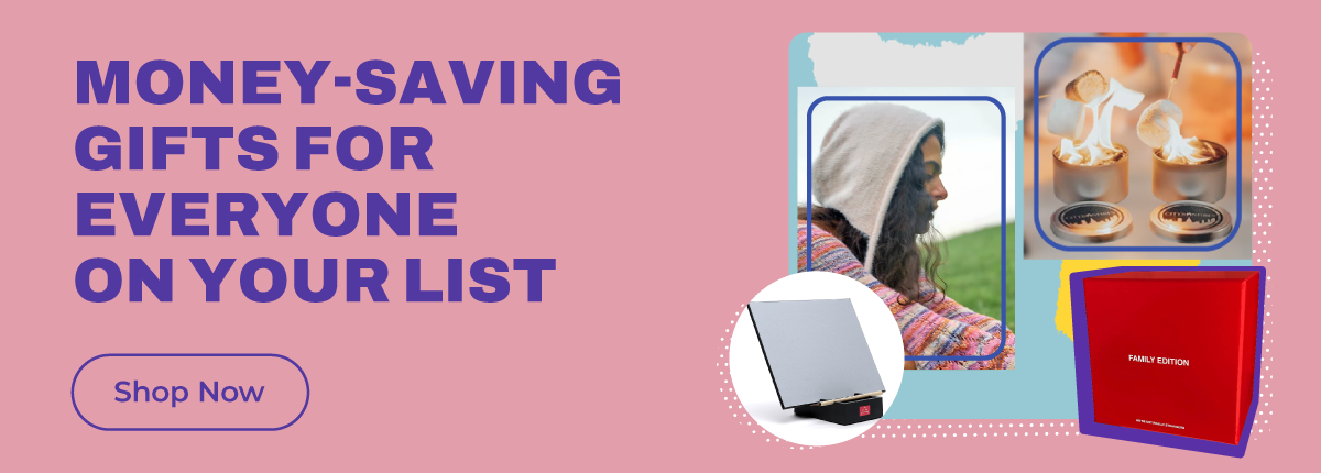 Money saving gifts for everyone on your list