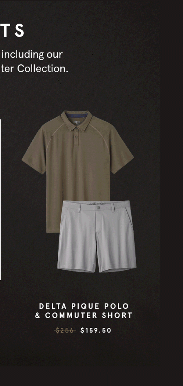 Delta Pique Polo & Commuter Short