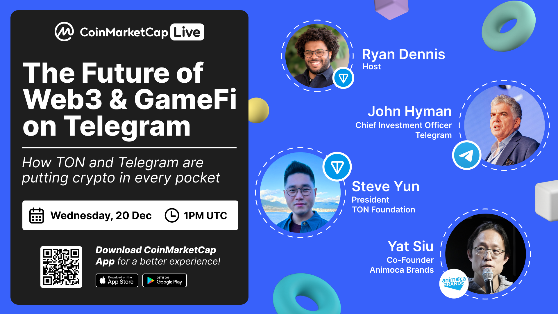 CMC Live: The Future of Web3 & GameFi on Telegram