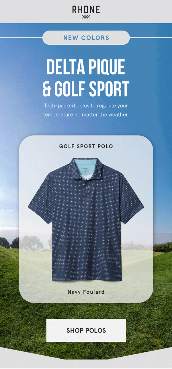 Delta Pique & Golf Sport Polo