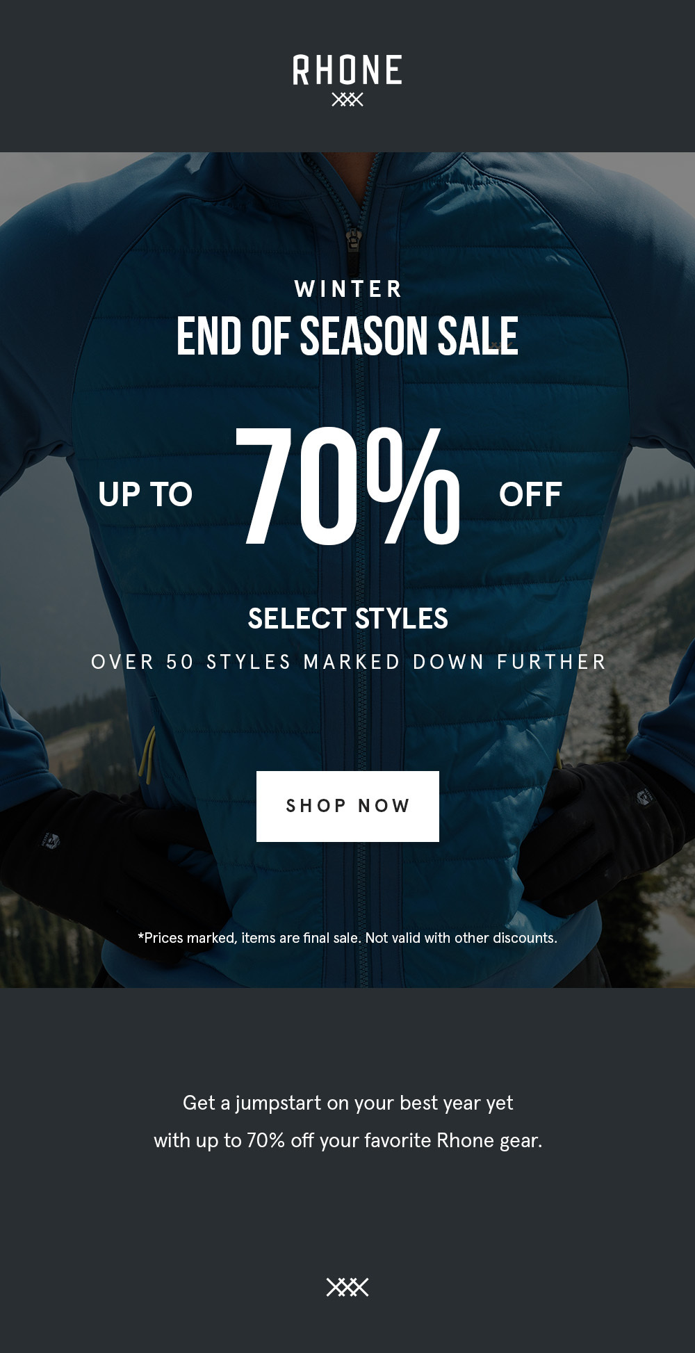 End of Season Sale: Up to 70% OFF