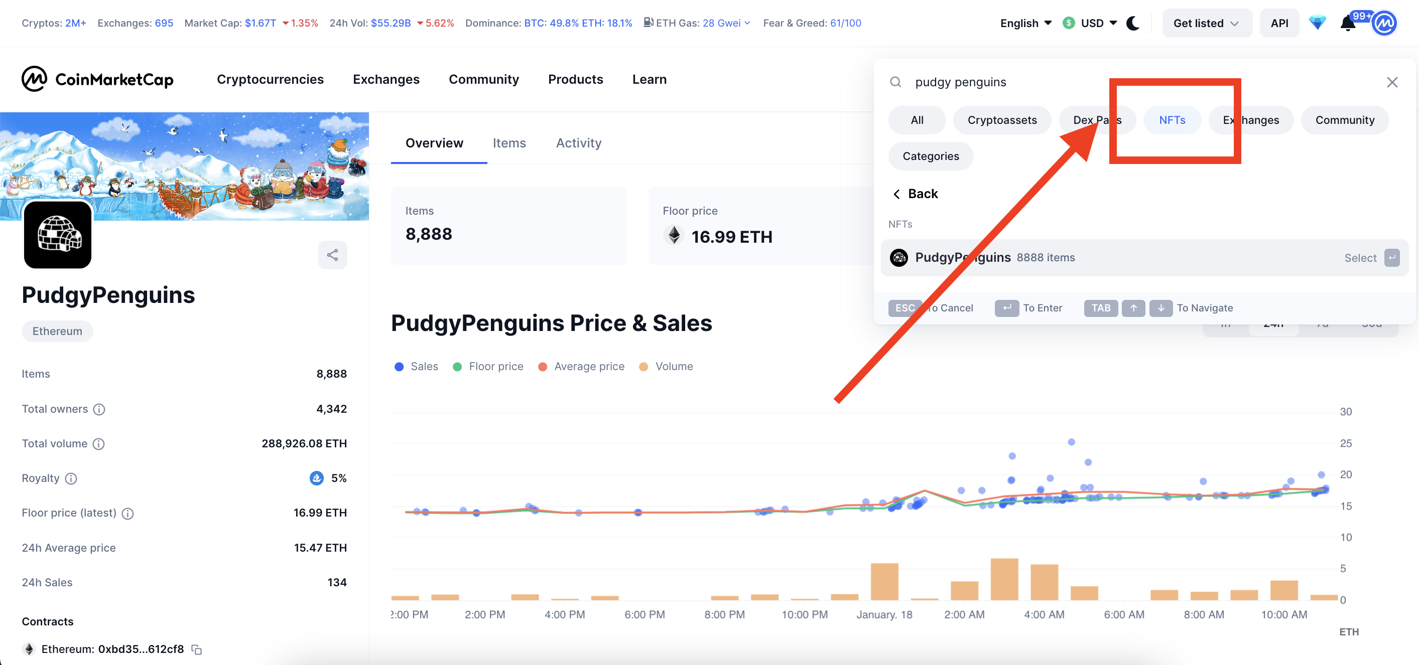 Pudgy Penguins NFT Collection