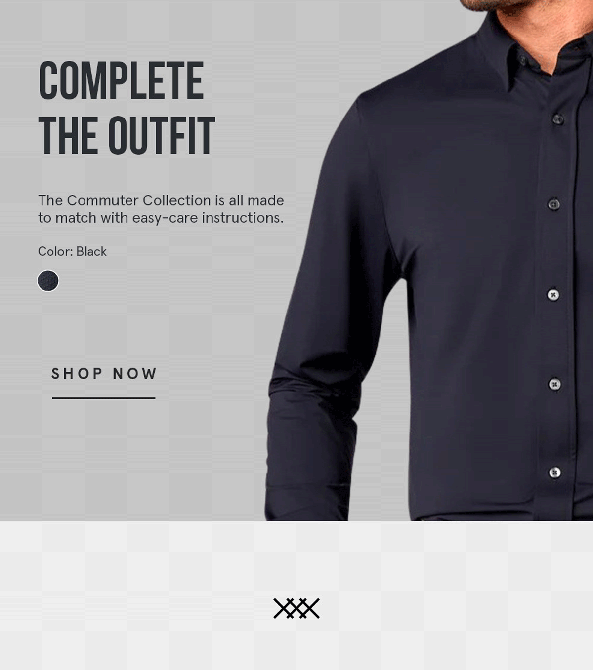 Complete the outfit with pieces from our commuter collection