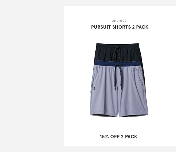 Pursuit Shorts 2 Pack