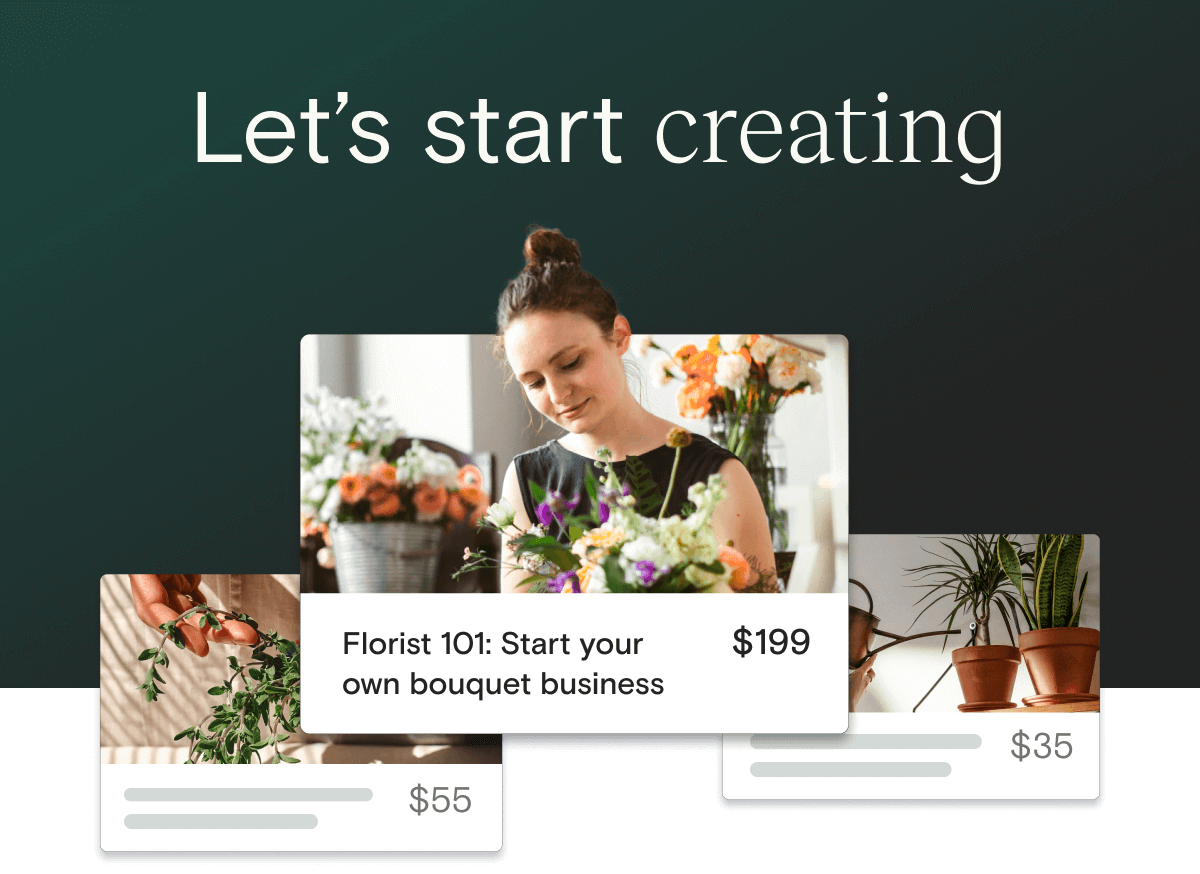Let's start creating