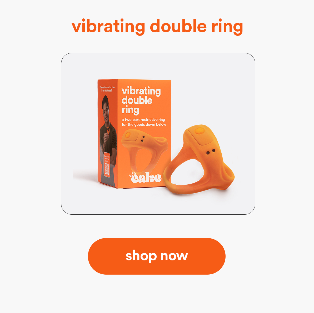 Vibrating Double Ring. Shop Now.