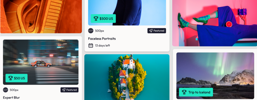 An array of photos