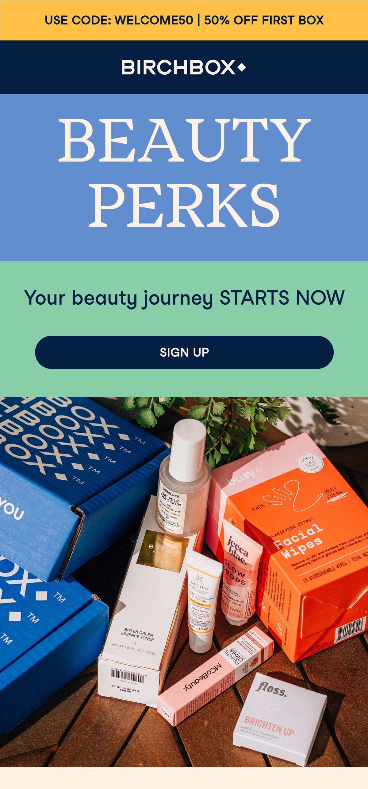 Don't forget 50% off