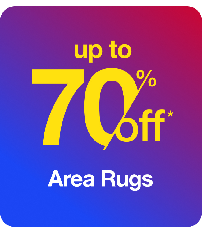 Up to 70% Off Area Rugs