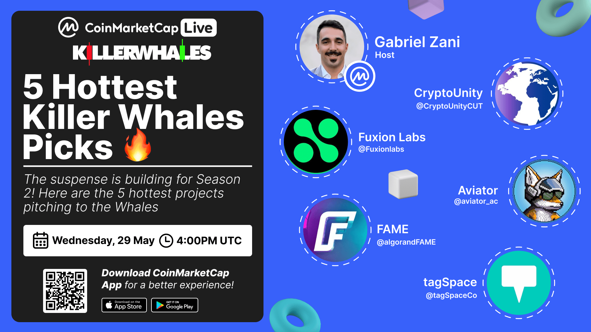 CMC Live: 5 Hottest Killer Whales Picks