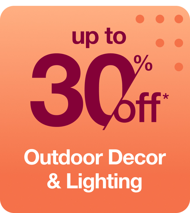 Shop Outdoor Decor and Lighting