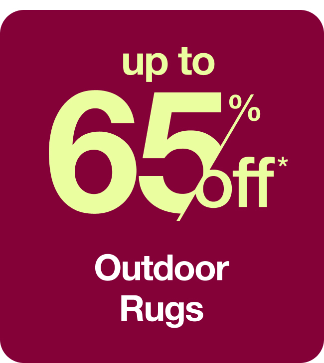 Outdoor Rugs Up to 65%