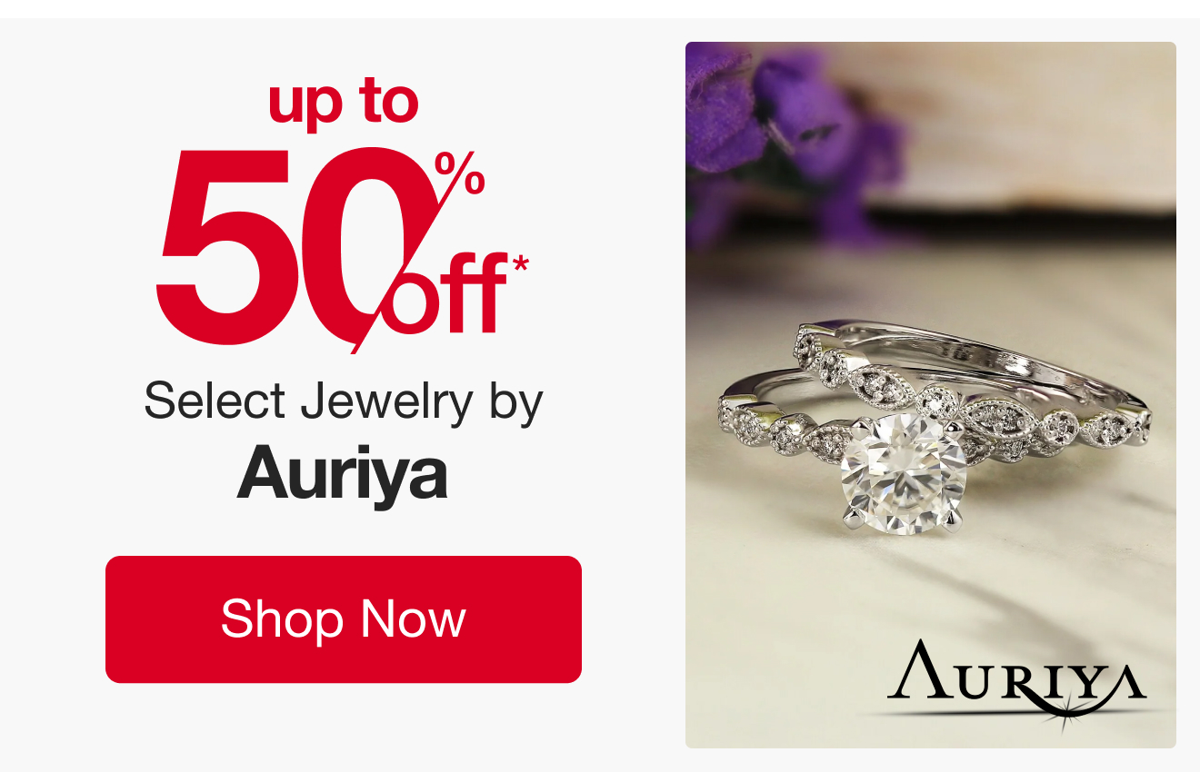 Up to 50% off Select Jewelry by Auriya*