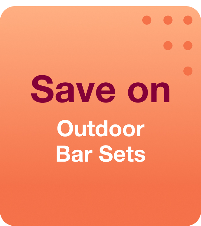 Save on Outdoor Bar Sets