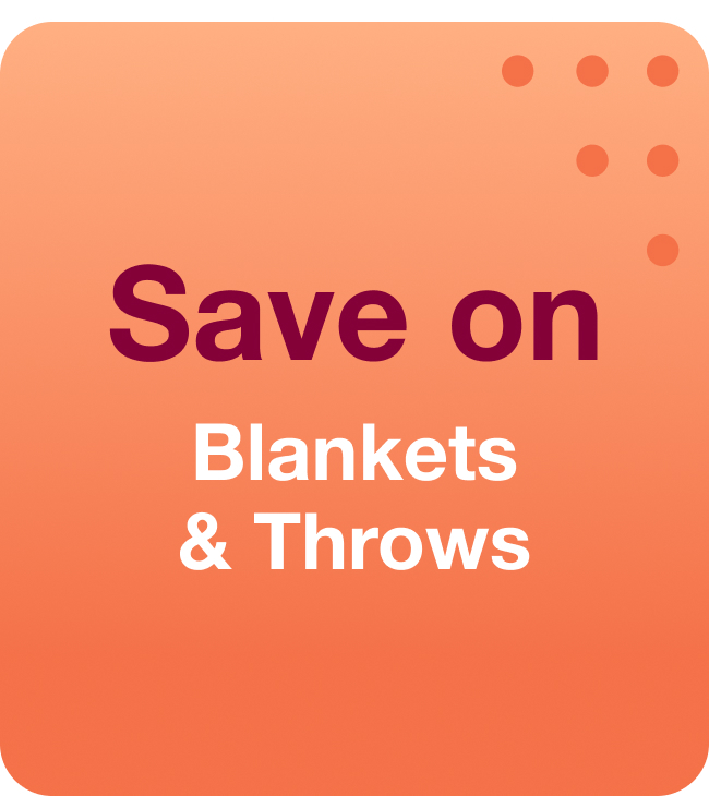 Save on Blankets and Throws