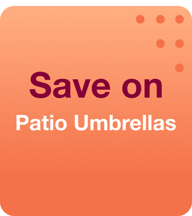 Save on Patio Umbrellas