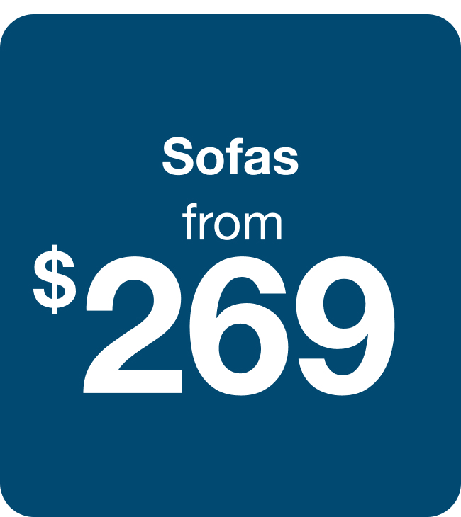 Sofas from $269