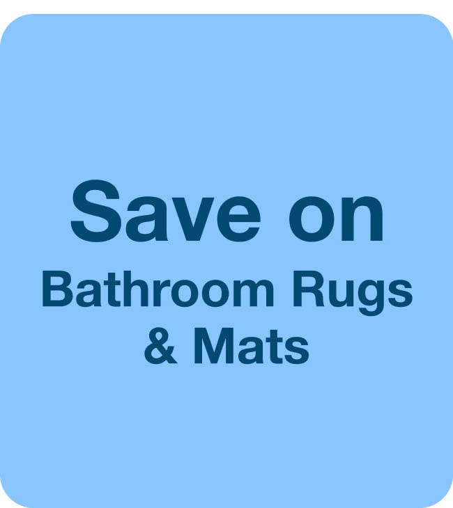 Save on Bathroom Rugs and Mats