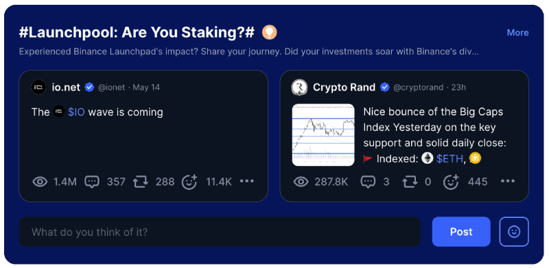 Join CoinMarketCap Community