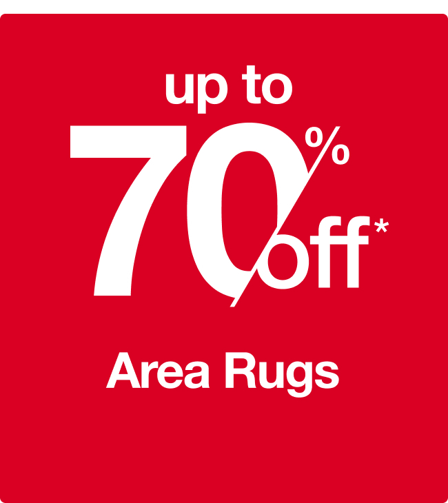 Up to 70% off Area Rugs