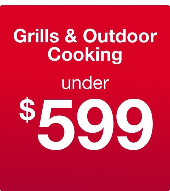 Grills and Outdoor Cooking up to $599