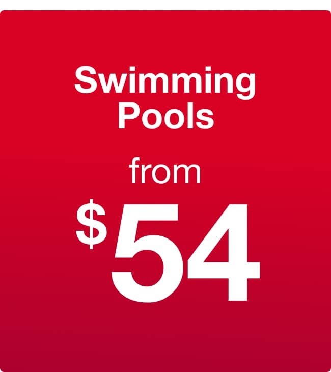 Swimming Pools from $54